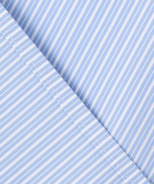 組曲 コンパクトシャーティング フリルブラウス スカイブルー系1