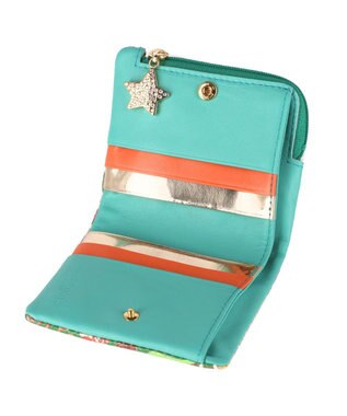 tsumori chisato CARRY ハッピースタッフ　折り財布　2つ折り グリーン