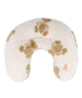 PET PARADISE ペットパラダイス くまちゃん織り 遠赤外線 ボアピロー ホワイト×ブラウン