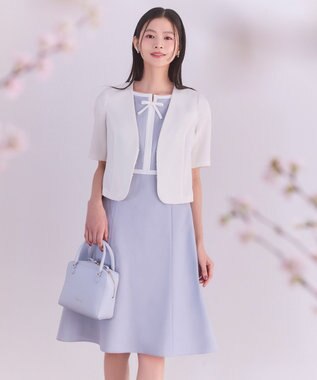 TOCCA 【宮本茉由さん着用】ECLAT CARRE LEATHERBAG レザーバッグ ブルー系