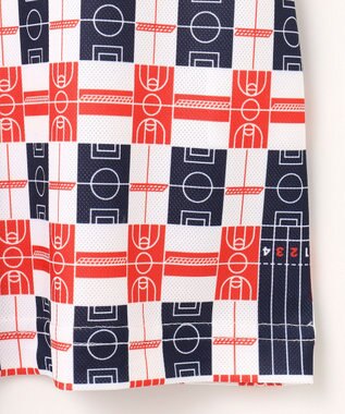 23区GOLF 【WOMEN】【吸水速乾/UVカット】フィールドチェック柄ポロシャツ ネイビー系3