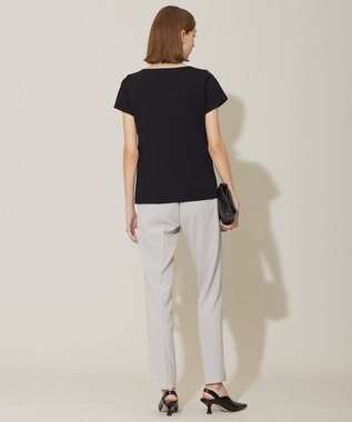 ICB 【接触冷感・UVケア・防シワ・洗える】スーペリアジャージー 半袖プルオーバー ブラック系