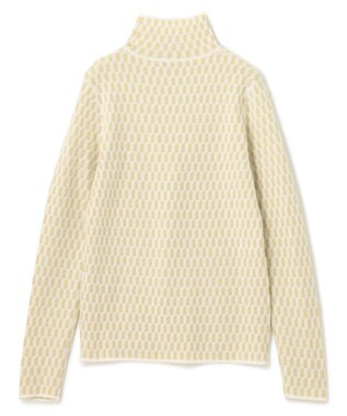 JOSEPH ファインアルコーブジャガード　ニット Pale Olive/Ivory
