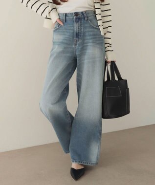 WEGO 【XS～Lサイズ展開/美脚】ストレートデニムパンツ