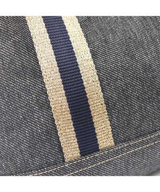 Regalo Felice 【撥水 / 色落ちしないデニム調生地 / ショルダー付】2層トート / REGALO BK(ブラック×ゴールドネイビー)