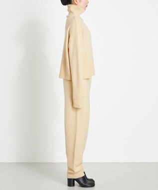 NAVE ウールカシミヤ ハイネック ライトイエロー系