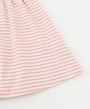 組曲 KIDS 【80-90cm】セーラーボーダー ワンピース ピンク系1