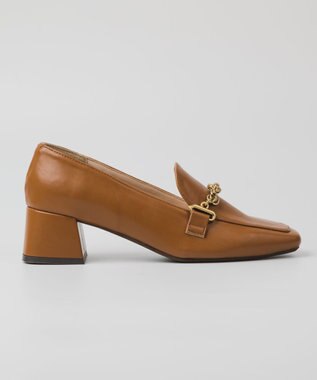 BONTRE 【PRECIEUX JOUET/プレシュウジュエ】マルチチェーンスクエアローファー キャメル