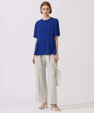 ICB 【洗える】ドライギャバ ワイドグルカパンツ トープ系