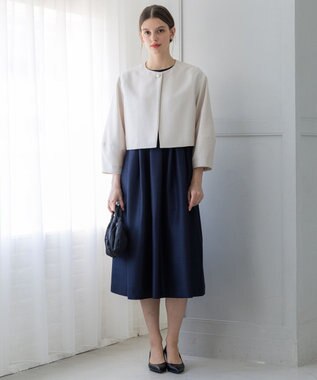 23区 【APPLAUDIR】トリアセシャンタン ジャケット シャンパン