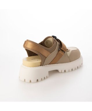 ing <ing>厚底スニーカーサンダル ベージュ