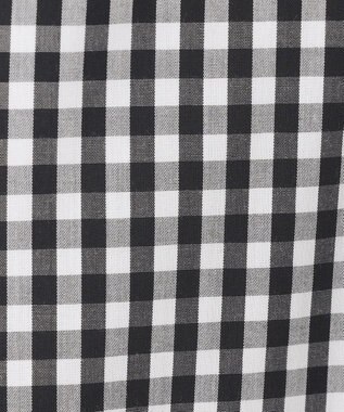 ANY L 【接触冷感/UVカット/抗菌防臭/速乾】エニイファンクション シャーリングブラウス ギンガム