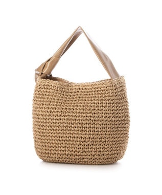 UNBILLION カシュカシュ cachecache / リボンハンドルクロッシェミニトート