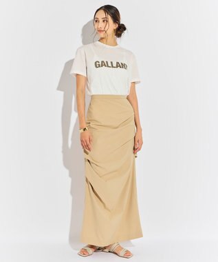 BEIGE， 【好評につき追加生産決定！】SERGE / プリントTシャツ White x Slate