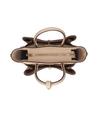 INTER-CHAUSSURES 【LORISTELLA】マルチポケットハンドバッグ ライトベージュ