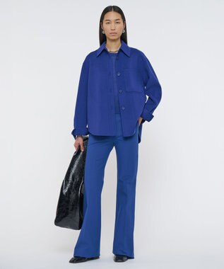 JOSEPH ライトダブルフェイス　ショートコート Cobalt