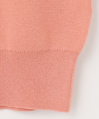 ANY SIS 【洗える】冬のシャルマン パフスリーブ ニット サーモンピンク