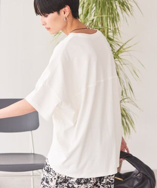 AMERICAN HOLIC 【新色追加】【接触冷感】コクーンシルエットカットソー Off White