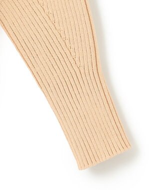 BEIGE， 【洗える】THURET / リブニット Cream