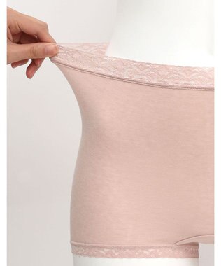 WACOAL 【ディアヒップ】 ショーツ ボーイレングス はきこみ丈ふかめ 綿混(身生地) ヒップを包みこむフィット感 やさしいはきごこち PPA113 /ワコール ストロベリー