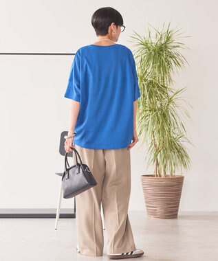 AMERICAN HOLIC 【新色追加】【接触冷感】コクーンシルエットカットソー Blue