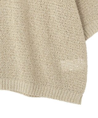 Green Parks ざっくりニットプルオーバー Beige