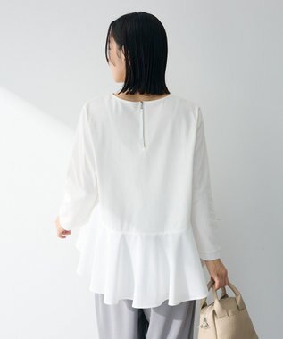 Green Parks ペプラムドッキングプルオーバー Off White