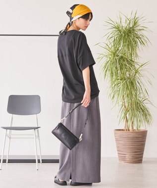 AMERICAN HOLIC 【新色追加】【接触冷感】コクーンシルエットカットソー Black