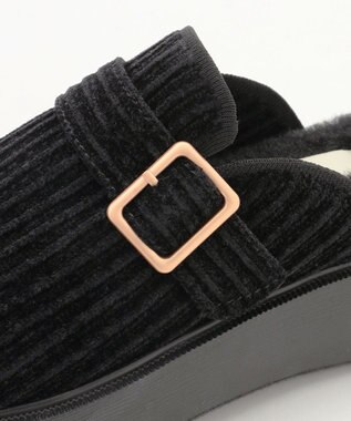 steppi 【洗える】厚底クロッグシューズ ブラック