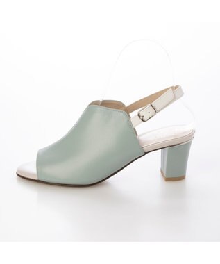 Riz raffinee <Riz raffinee>カバードサンダル ライトグリーン