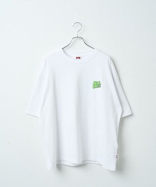 WEGO 【ユニセックス着用ITEM/綿100％/SMLサイズ】別注ベンデイビスプランプロゴT ホワイト