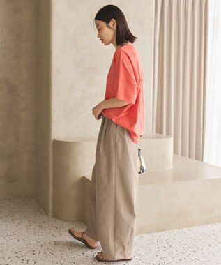 AMERICAN HOLIC 【新色追加】【接触冷感】コクーンシルエットカットソー Orange