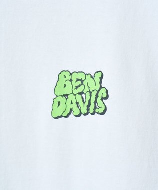 WEGO 【ユニセックス着用ITEM/綿100％/SMLサイズ】別注ベンデイビスプランプロゴT ホワイト