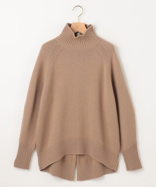 組曲 S ウールカシミヤミックス ロールネックニット ベージュ系