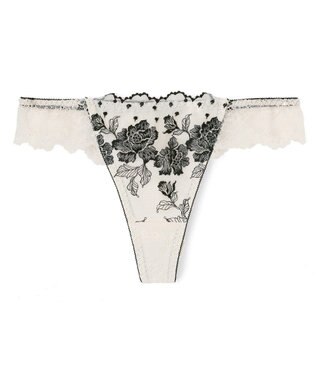 San-ai Resort（三愛水着楽園） エレガントコレクション  【2412】 Tバックショーツ アイボリー