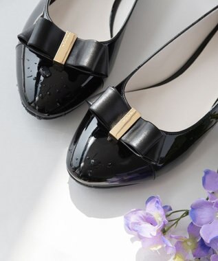 TOCCA 【選べる2デザイン・晴雨兼用】PAIR OF KNOT RAINPUMPS レインパンプス ブラック系