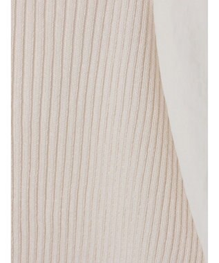 Green Parks ・ＡＮＤ　ＳＥＡＲＣＨ　布帛スリーブニットプルオーバー Off White