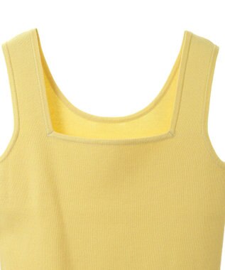 AMERICAN HOLIC 総針スクエアタンクトップ Lemon Yellow