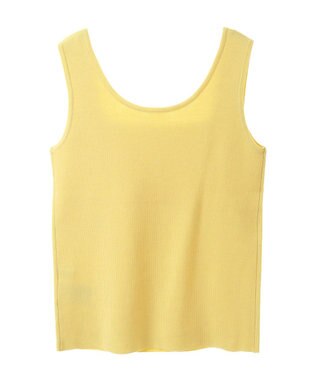 AMERICAN HOLIC 総針スクエアタンクトップ Lemon Yellow