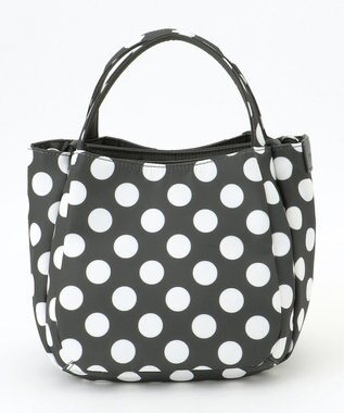 Y'SACCS 木村多江×Y'SACCS Polka Dots ミニバッグ グレー×ホワイト