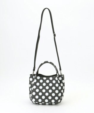 Y'SACCS 木村多江×Y'SACCS Polka Dots ミニバッグ グレー×ホワイト