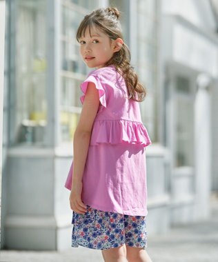 組曲 KIDS 【150-160㎝】バックフリル チュニック コスモス