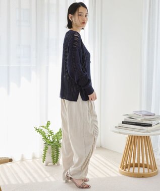 AMERICAN HOLIC メッシュカーディガン Navy