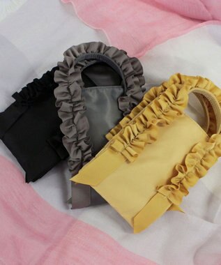 ROOTOTE 0658【直営店限定:ミニショルダー】ベビールー.フリフリ.テープ-A 01：ブラック