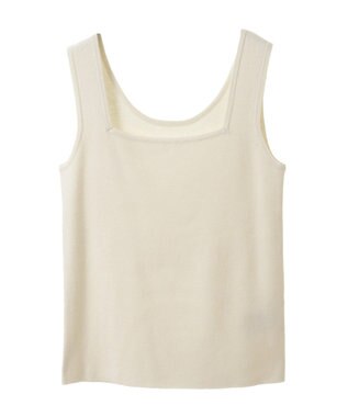 AMERICAN HOLIC 総針スクエアタンクトップ Ivory