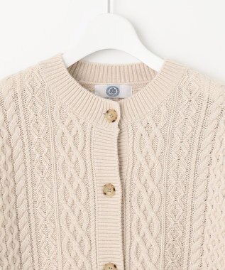 J.PRESS LADIES 【洗える】EIGER CORD カーディガン ホワイト系