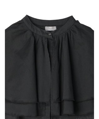 Green Parks ＫＢＦ　フリルブラウス Charcoal Gray