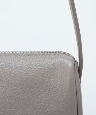 TOPKAPI 【Breath TOPKAPI】SUPPLE サプル シボレザー スワローマチ スクエア ミニ ショルダーバッグ ライトグレー