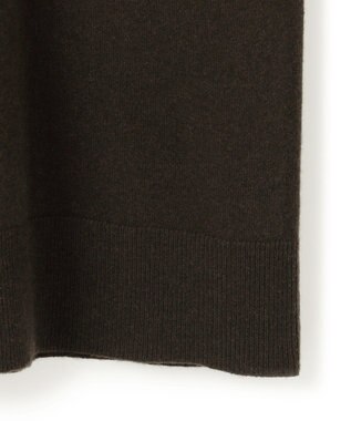 23区 【CLASSY.12月号掲載】】ウールカシミヤブレンド ハイネック ワンピース ダークブラウン系