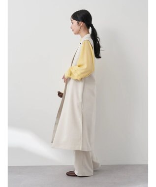 earth music&ecology ロングジレ Beige